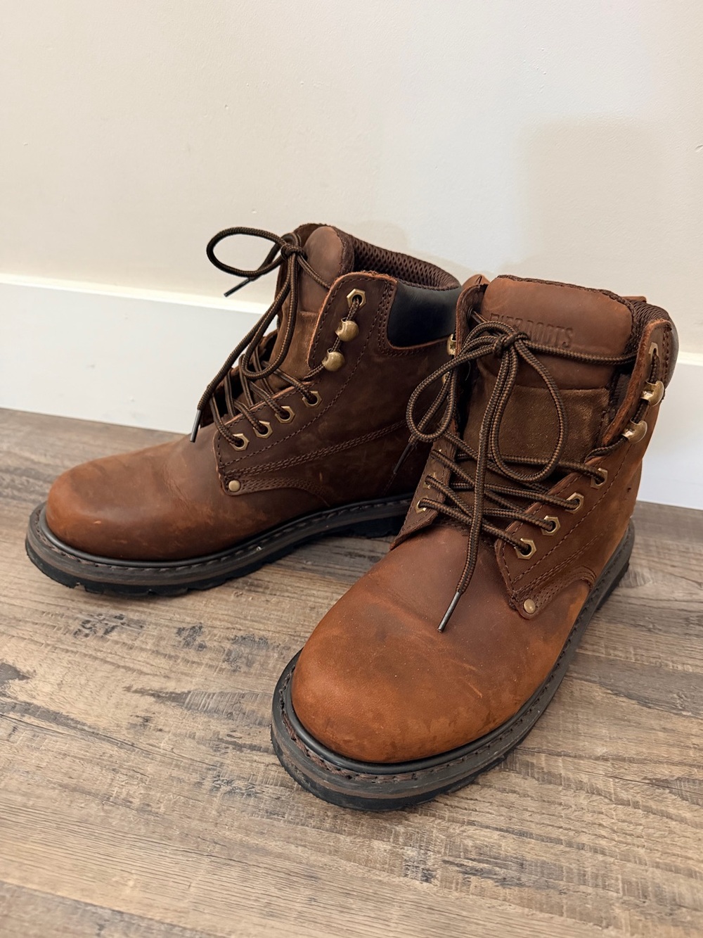 🥾 EUC Everboots Men's Brown Lace-Up Soft Toe 6” Leather Work Boot Size 6.5